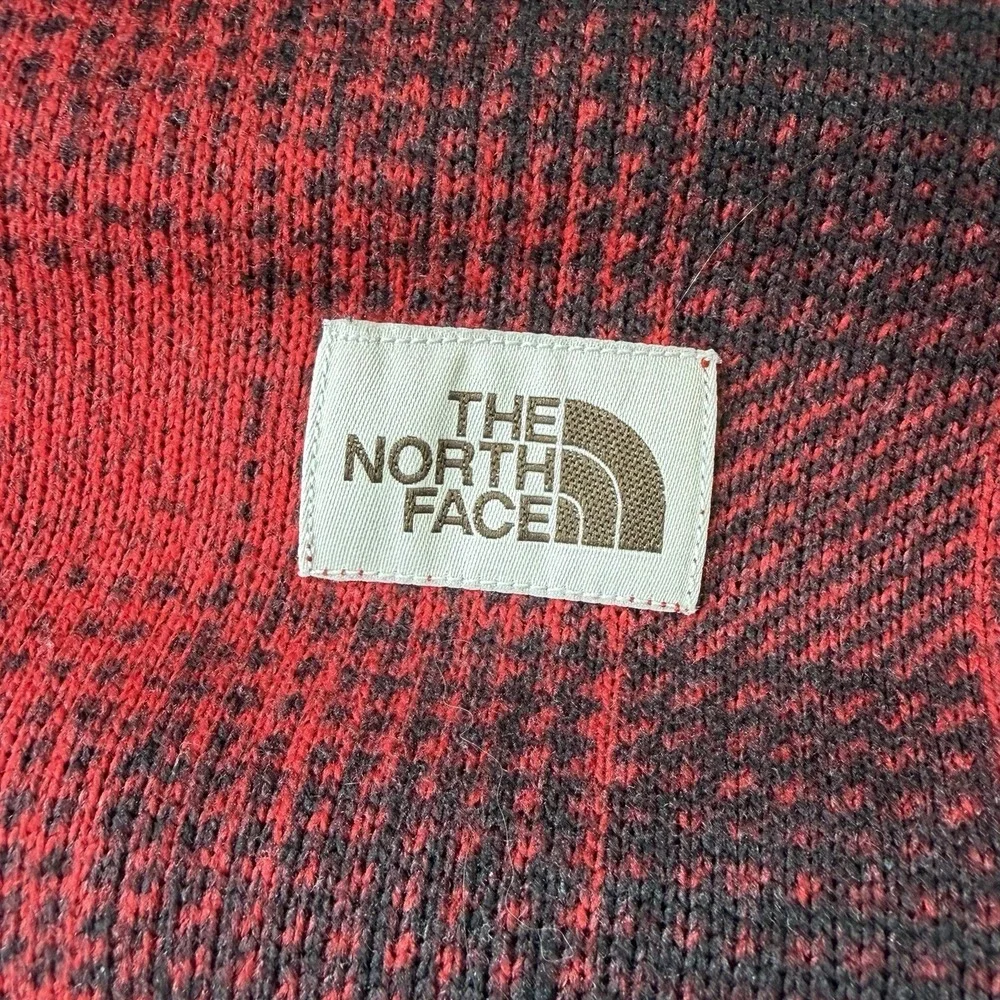 The North Face Tsillan Mens 1/4‎ Zipper Pullover Fleece Buffalo Plaid Size L